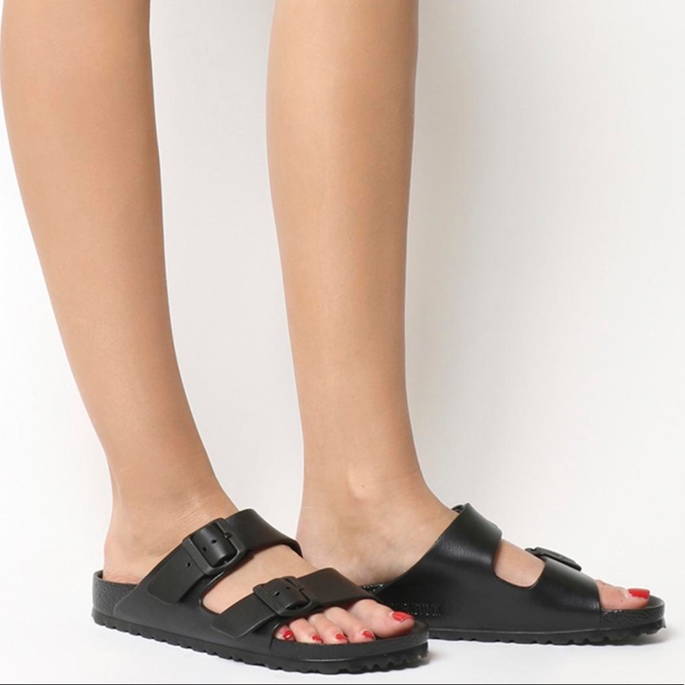 Comfy Neida Eva Double Band Buckle Slideon Sandals